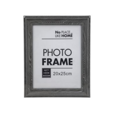 Picture Frame - Charcoal Grey Plastic, Size 20x25cm 